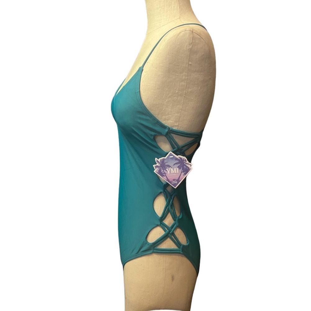 Teal swimsuit